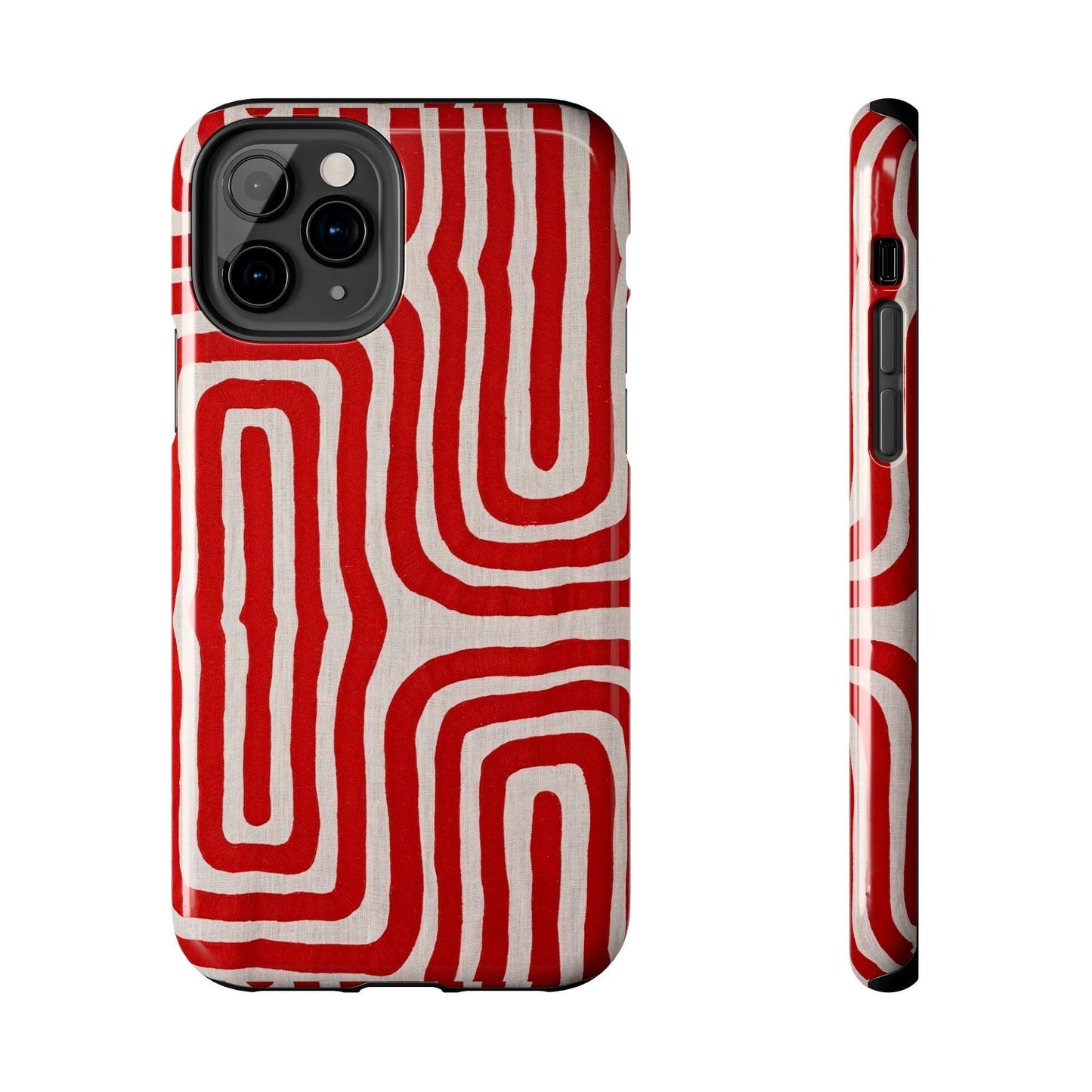 Scarlet Labyrinth Tough iPhone Cases