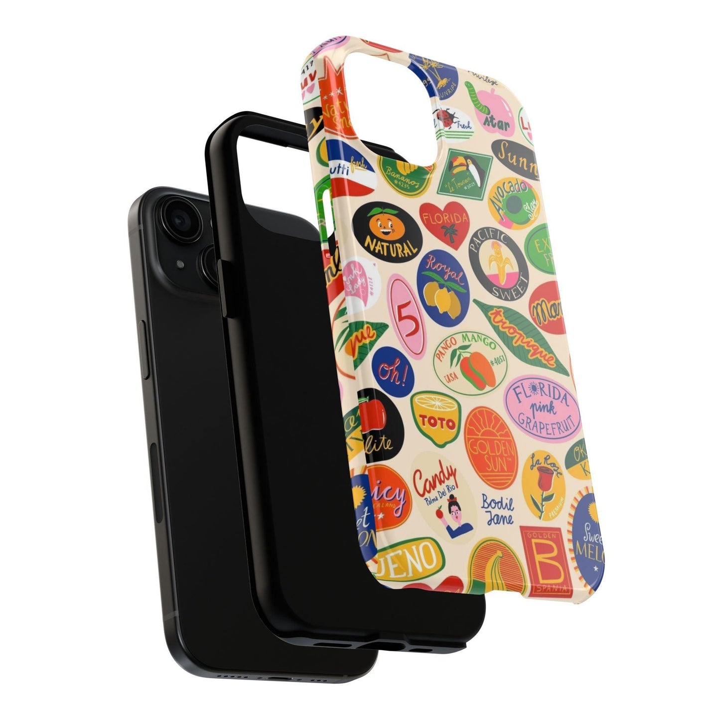 Florida Sunshine Labels Tough iPhone Cases