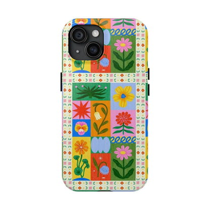 Flower Garden Paradise Tough iPhone Cases