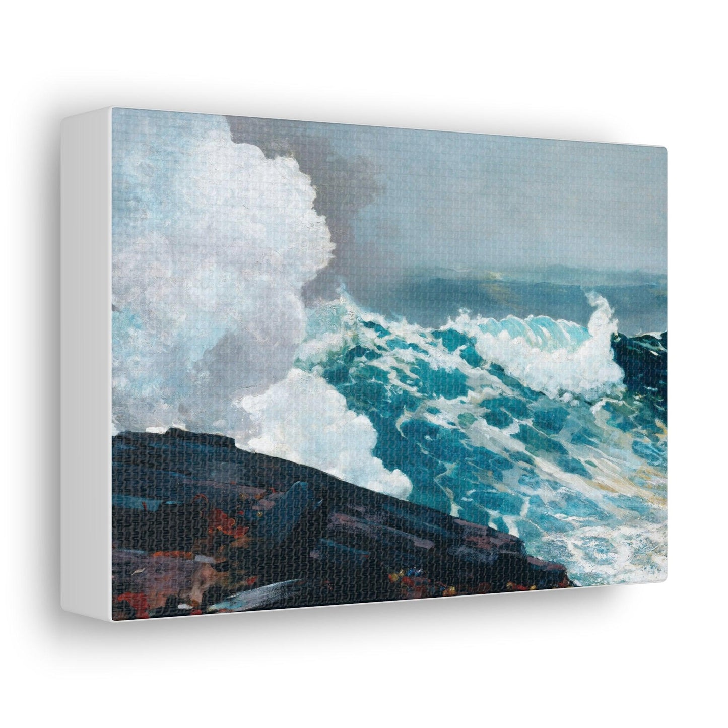 Northeaster (1895) by Winslow Homer - Canvas Gallery Wraps