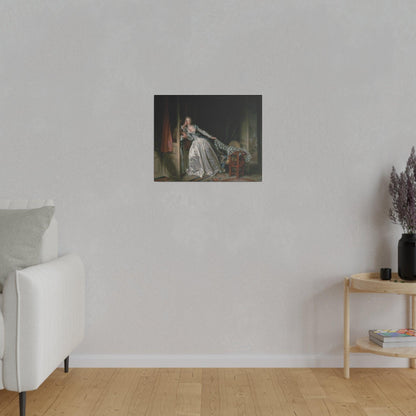 The Stolen Kiss by Jean-Honoré Fragonard - Matte Canvas, Stretched, 0.75"