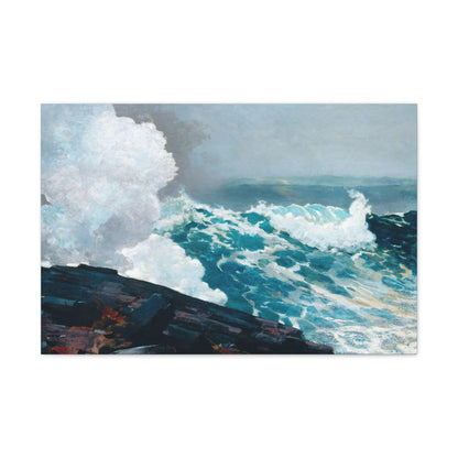 Northeaster (1895) by Winslow Homer - Canvas Gallery Wraps