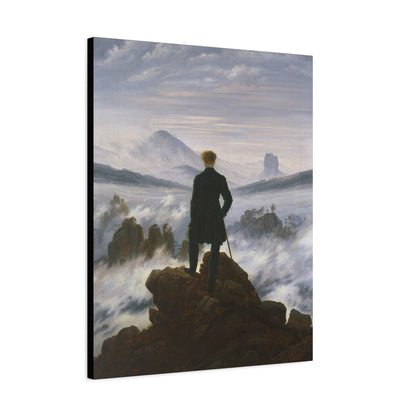 Wanderer above the Sea of Fog by Caspar David Friedrich - Matte Canvas, Stretched, 1.25"