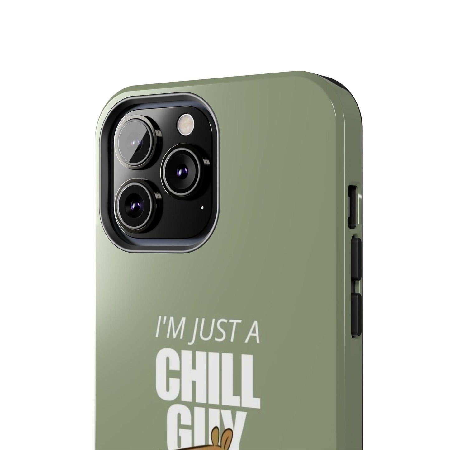 Chill Guy Meme Tough iPhone Cases