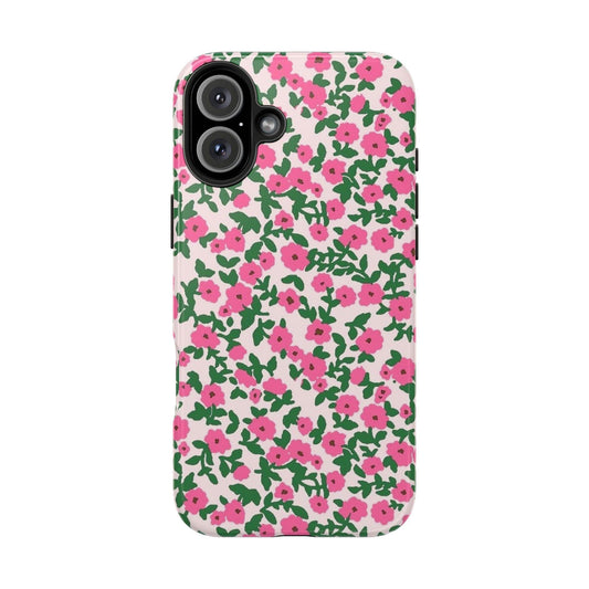 Spring Edition Pink Floral Tough iPhone Cases