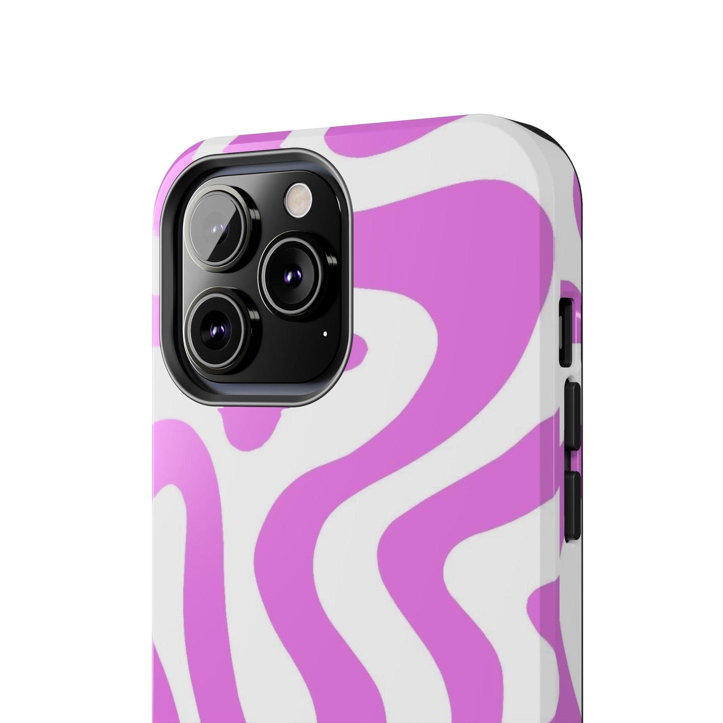 Lilac Swirl Fusion Tough iPhone Cases