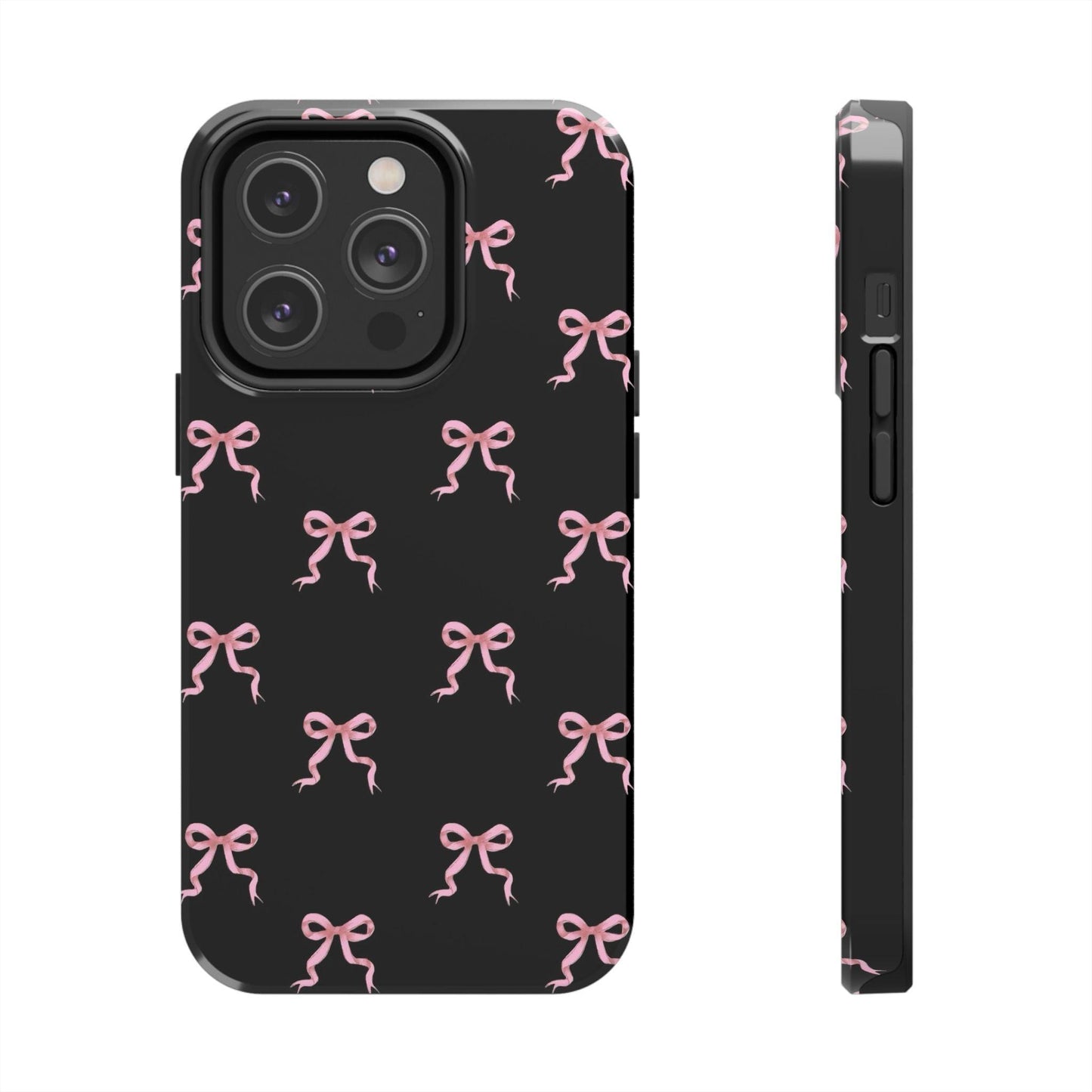 Pink Ribbon Charm iPhone Tough Case