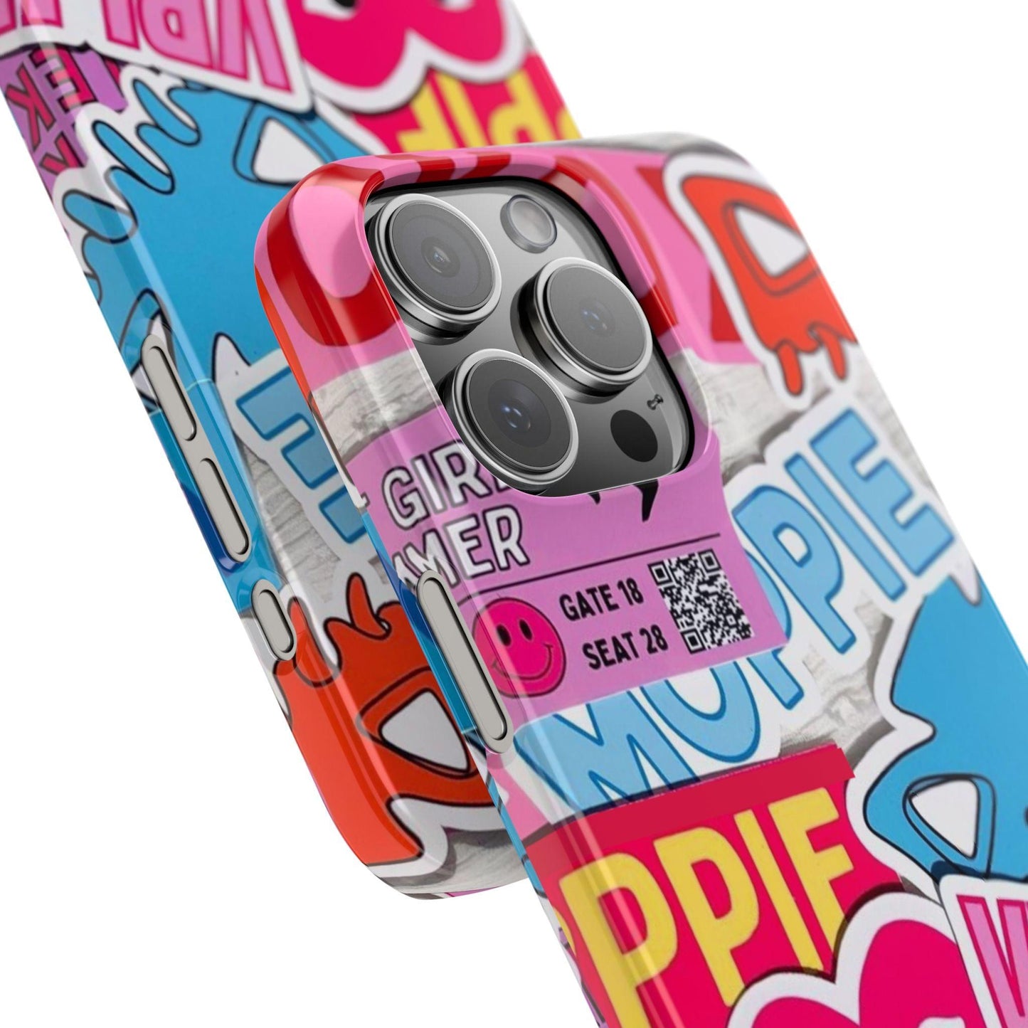 Sticker Frenzy Pop iPhone Cases