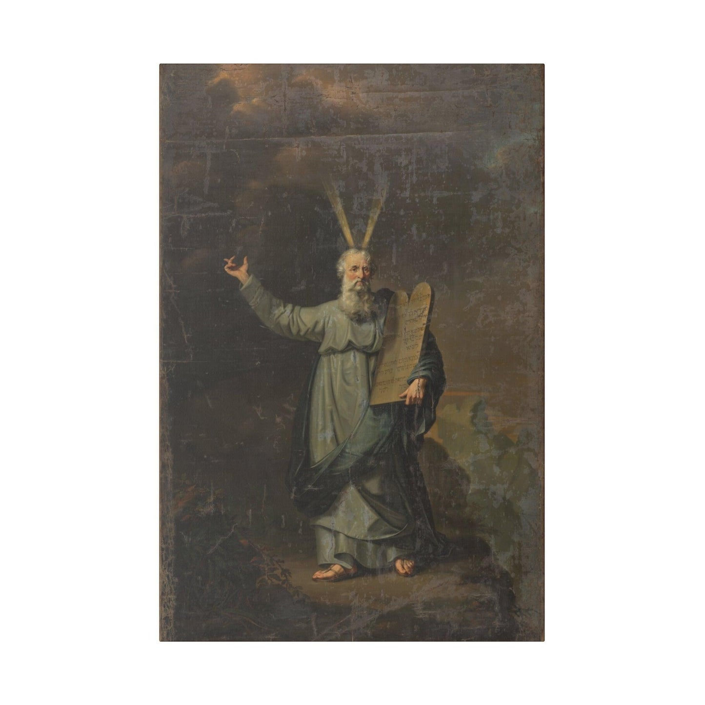 1803 Moses with the Tables of the Law by Pieter Gaal - Matte Canvas, Stretched, 0.75"