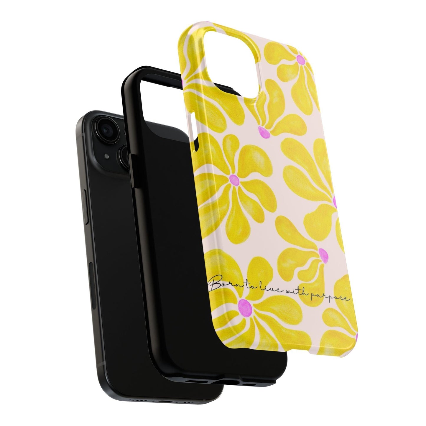 Sunshine Floral Tough iPhone Cases