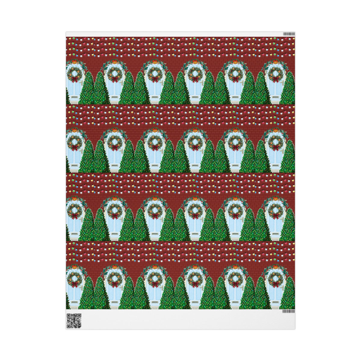 Home for Christmas Wrapping Paper Roll