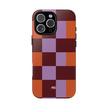 Plum Patchwork Phone Case