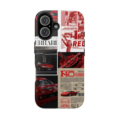 Race Car-Inspired Tough Phone Case - Automotive Passion for Car Enthusiasts