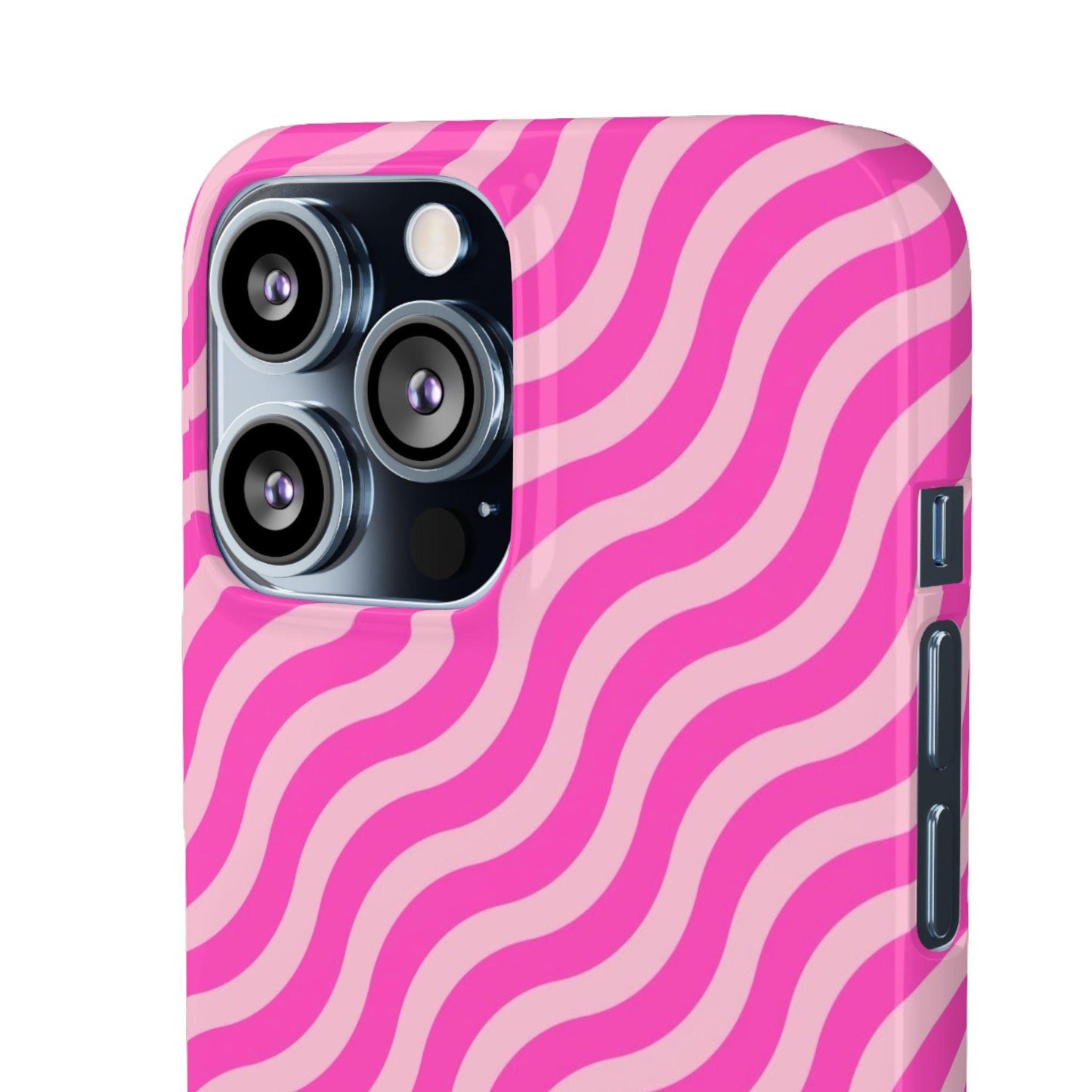 Waveicious Pink Snap iPhone Cases