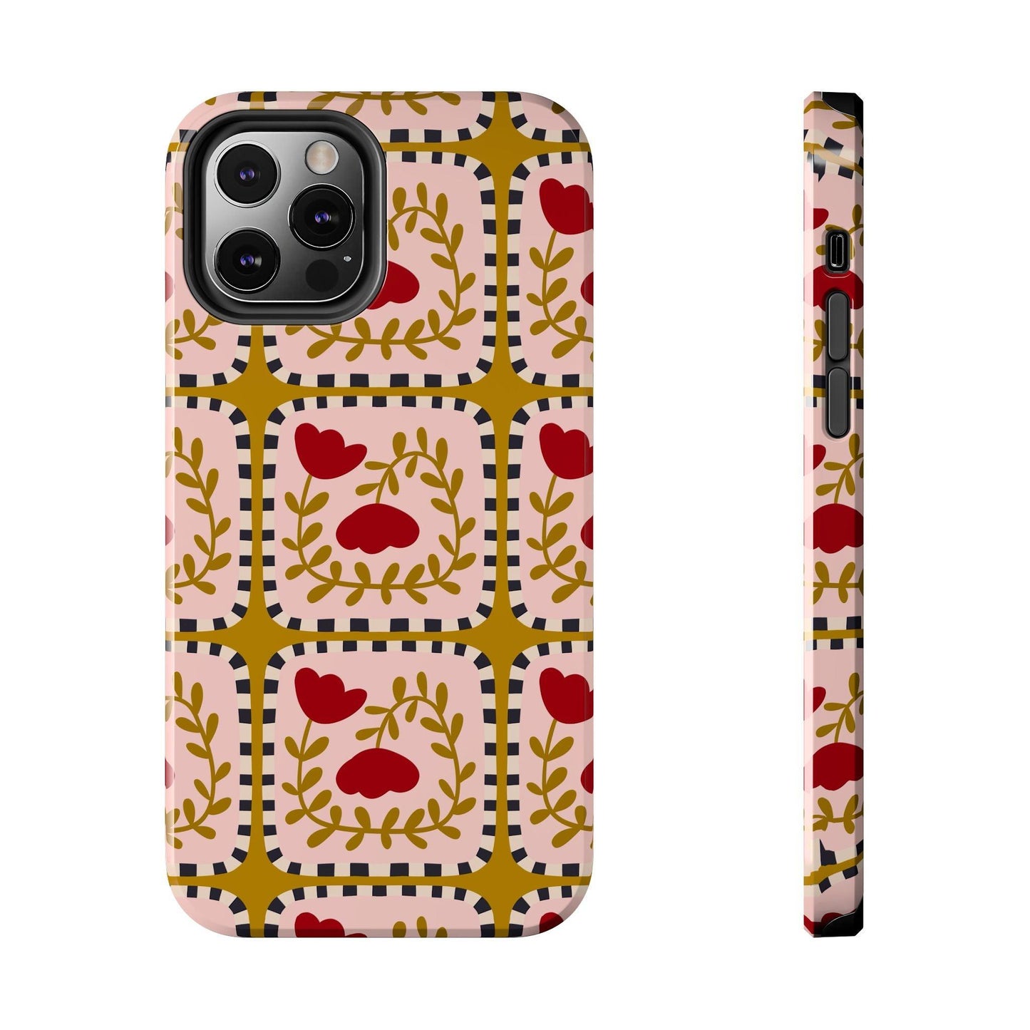 Floral Quirkiness Designer Tough iPhone Cases