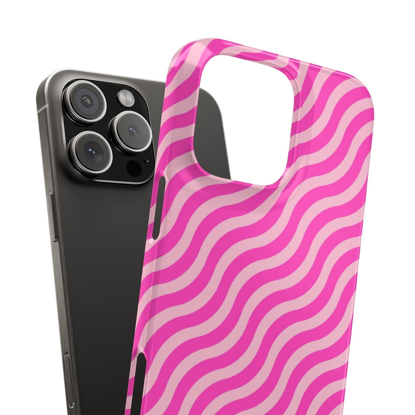 Waveicious Pink Snap iPhone Cases