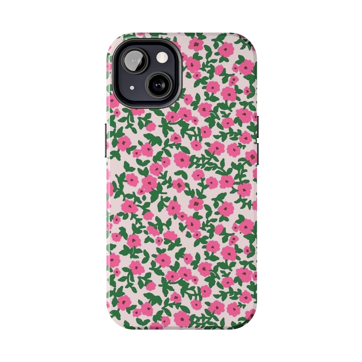 Spring Edition Pink Floral Tough iPhone Cases