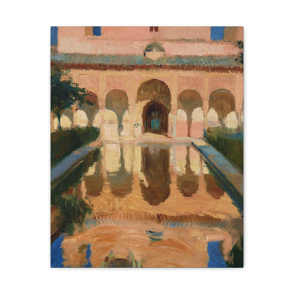 Hall of the Ambassadors, Alhambra, Granada by Joaquín Sorolla y Bastida - Canvas Gallery Wraps