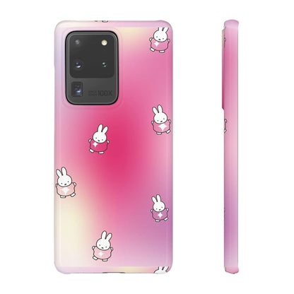 The Bunny Aura Pink Snap Cases