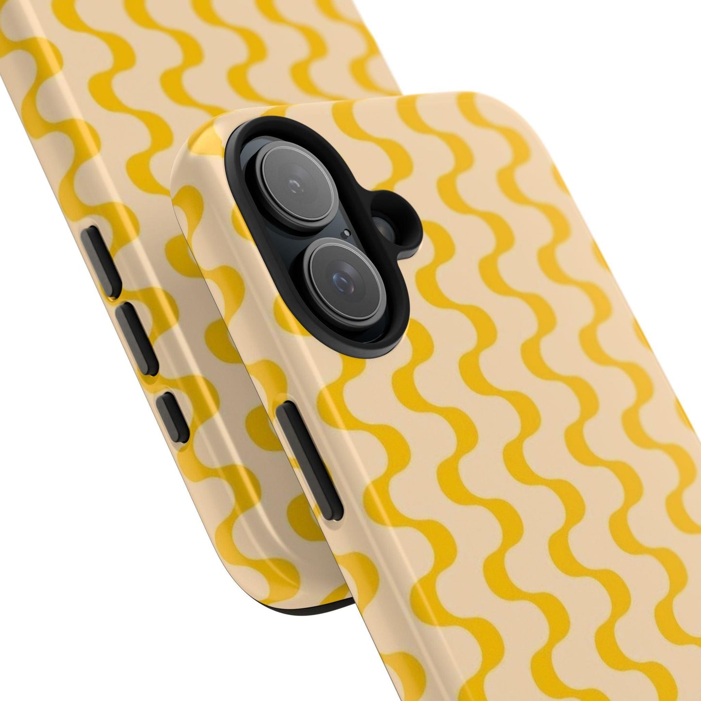 Yellow Dancing Dunes Tough iPhone Cases