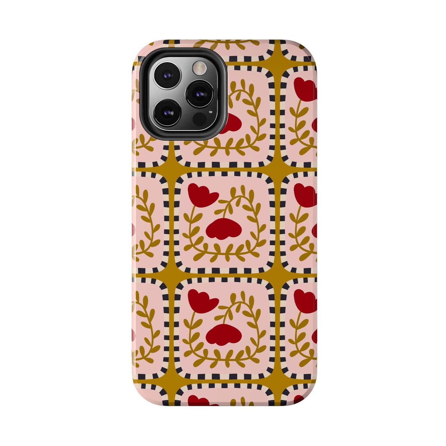 Floral Quirkiness Designer Tough iPhone Cases