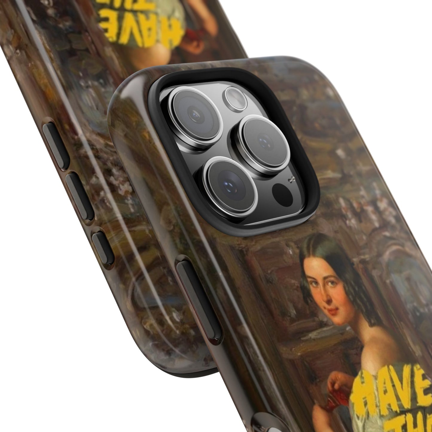 Victorian Art Twist - Have Courage - iPhone Cases