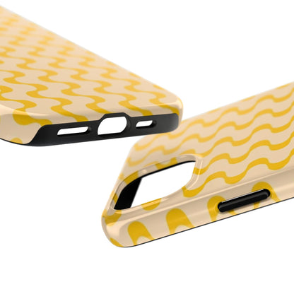 Yellow Dancing Dunes Tough iPhone Cases