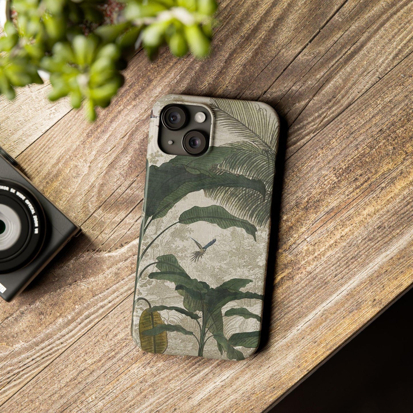 Tropical Paradise Vintage Charm iPhone Cases