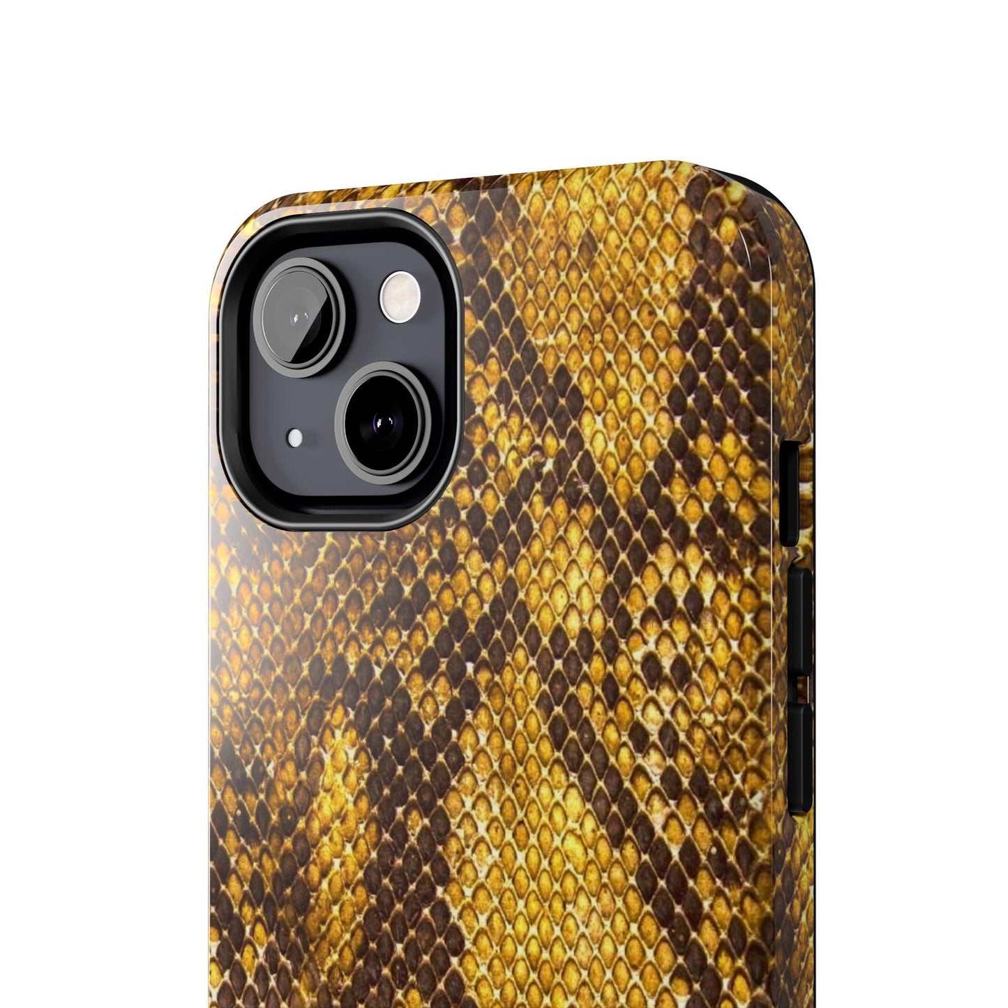 Golden Viper Scales Tough iPhone Cases