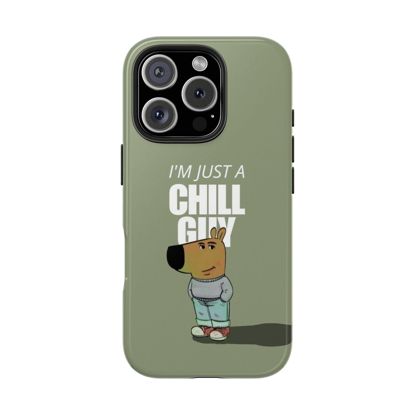 Chill Guy Meme Tough iPhone Cases