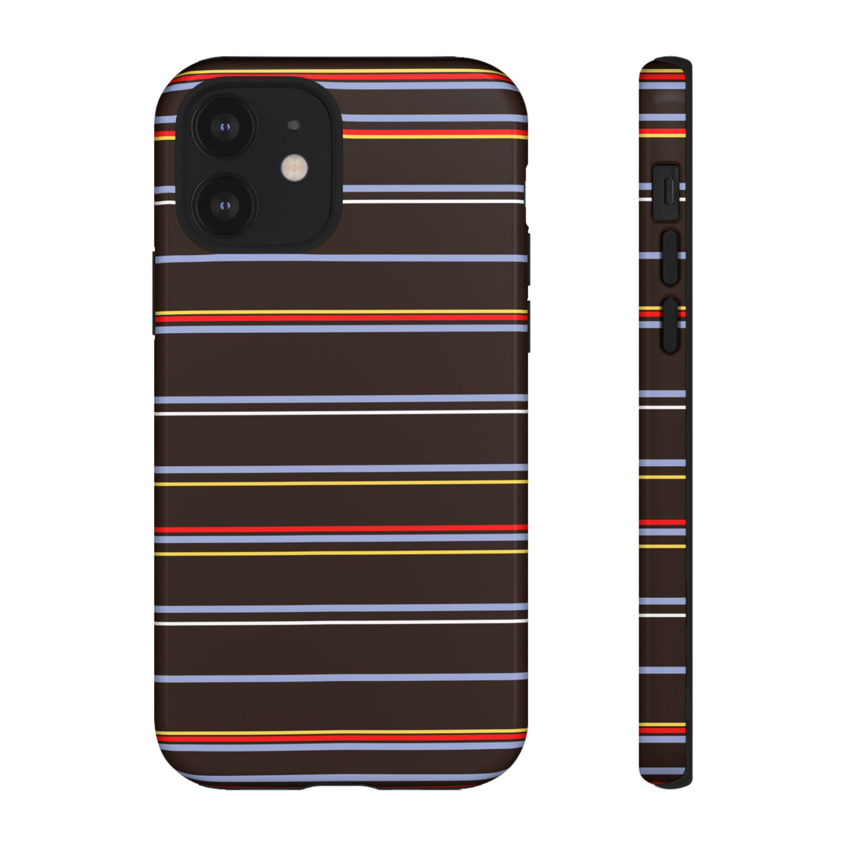 Chocolate Citylines Striped Phone Case