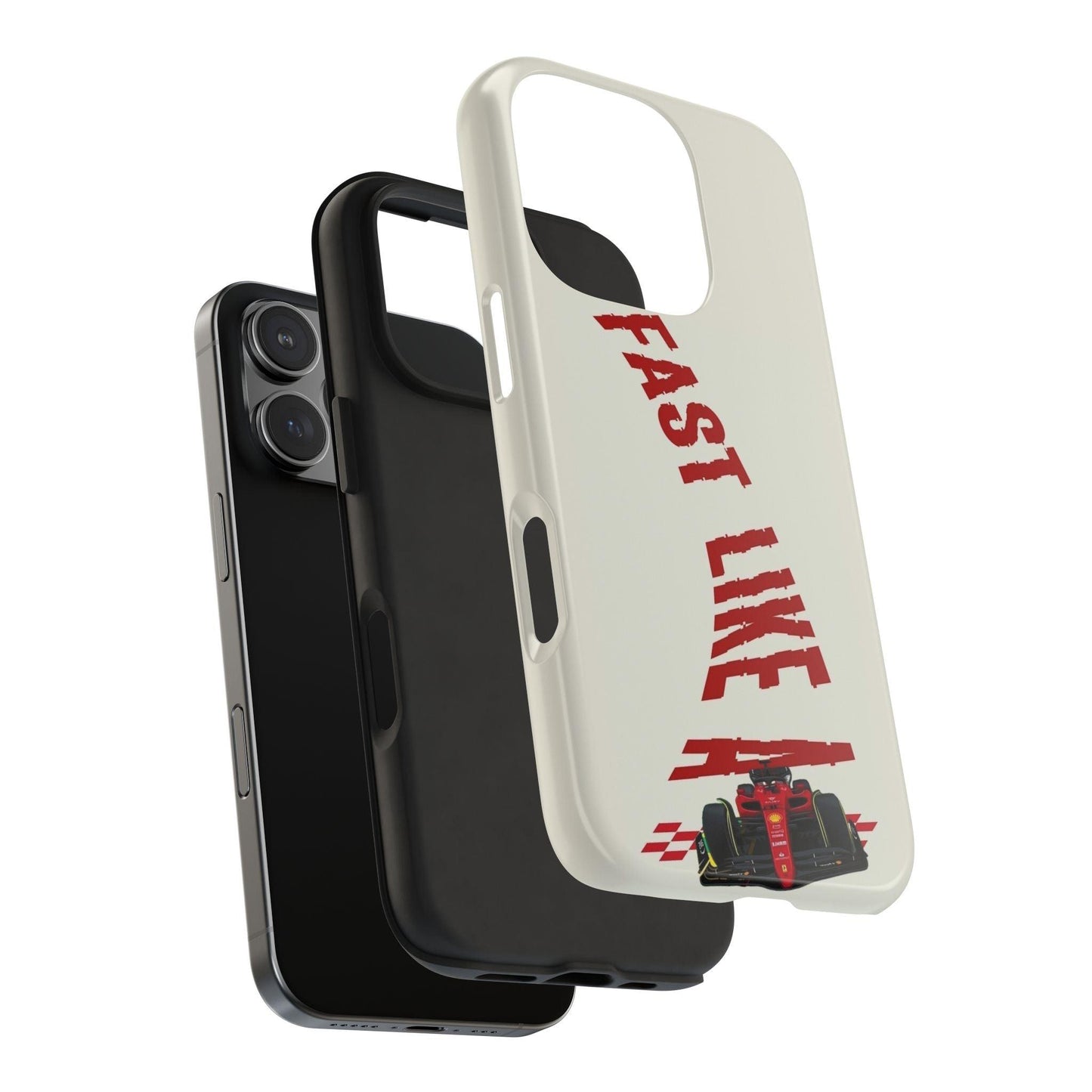 Fast Like a Race Car Tough iPhone Cases