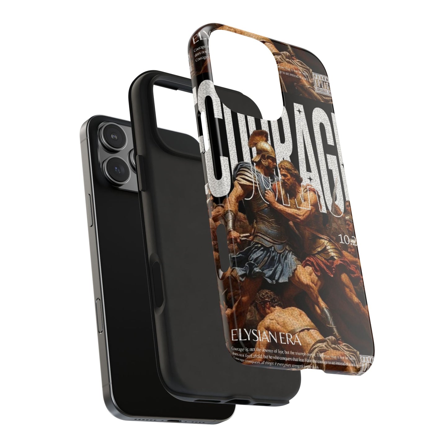 Courage Battle Scene iPhone Cases