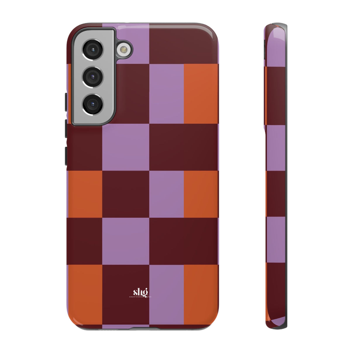Plum Patchwork Phone Case