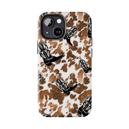 Moo & Boots Mania Tough iPhone Cases