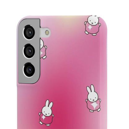 The Bunny Aura Pink Snap Cases