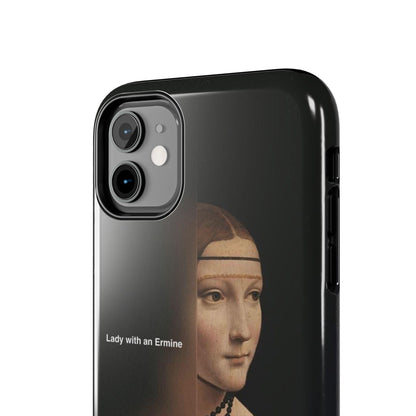 Da Vinci's Ermine Elegance Tough iPhone Cases