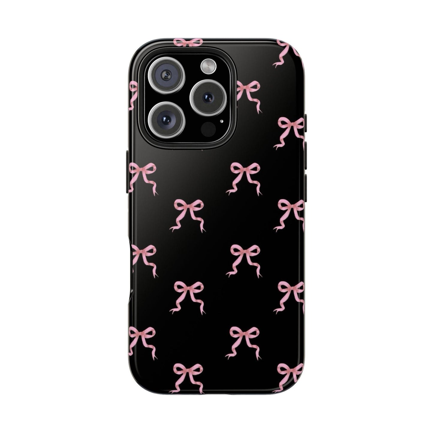 Pink Ribbon Charm iPhone Tough Case