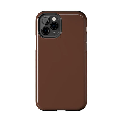 The Basics Coffee Brown iPhone Cases - The Basics Collection