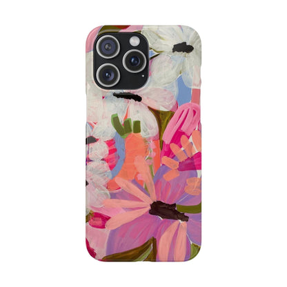 Blossoming Grace Floral Snap iPhone Cases