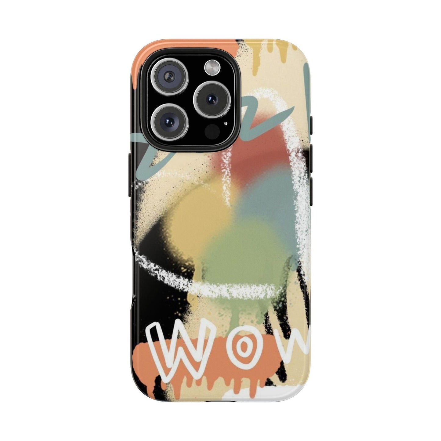 Abstract Splash: Wow Edition Tough iPhone Cases