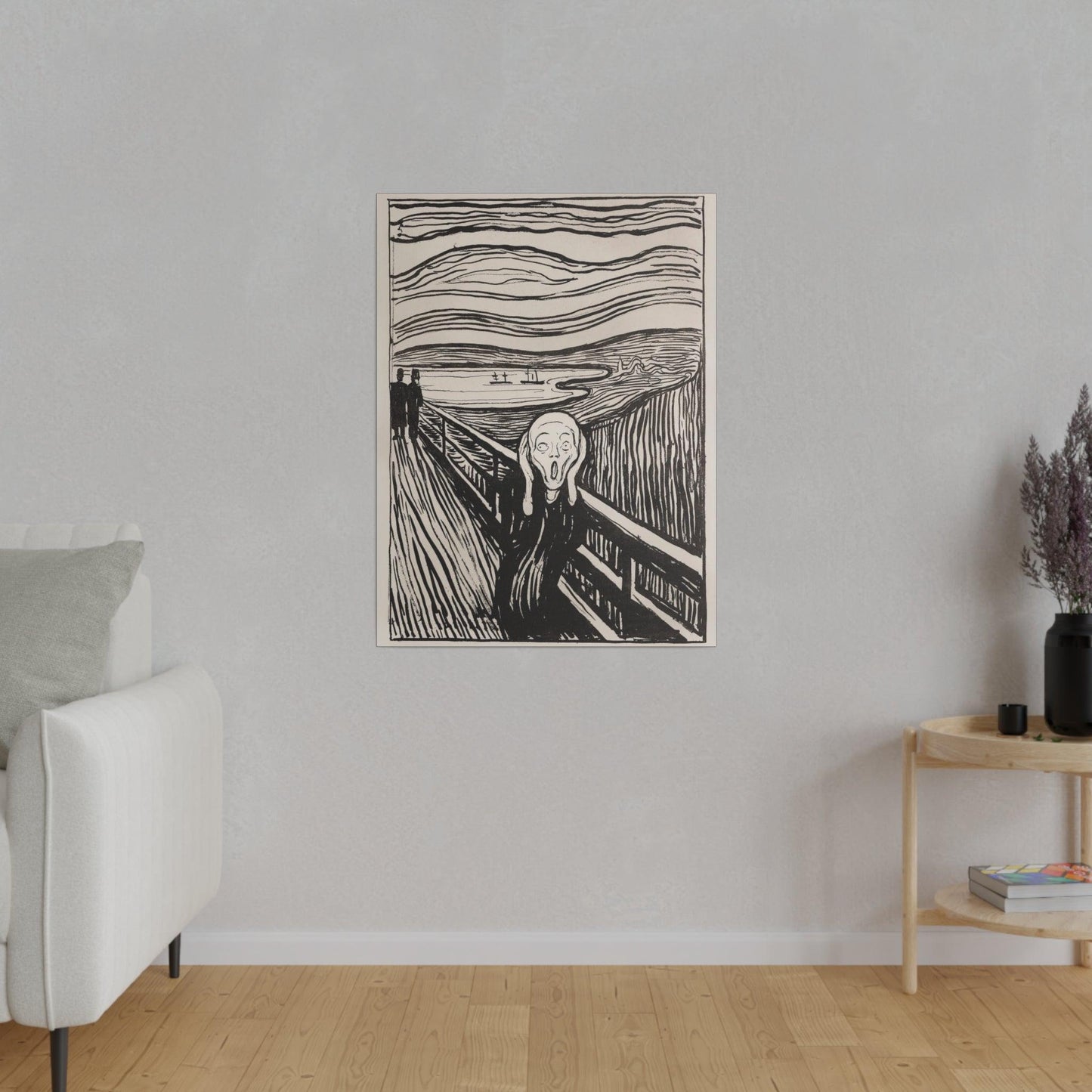 The Scream (1895) by Edvard Munch - Matte Canvas, Stretched, 0.75"