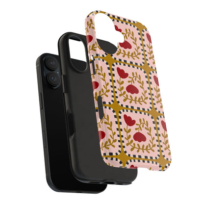 Floral Quirkiness Designer Tough iPhone Cases