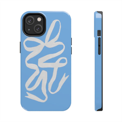 Bow in Blue Cute iPhone Cases