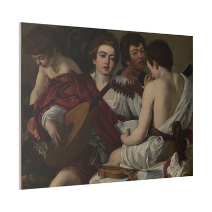 The Musicians by Caravaggio by Caravaggio (Michelangelo Merisi) - Matte Canvas, Stretched, 0.75"