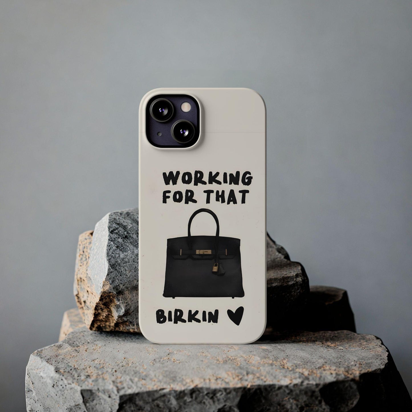 Working for that Luxe Bag Slim iPhone Cases