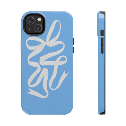 Bow in Blue Cute iPhone Cases