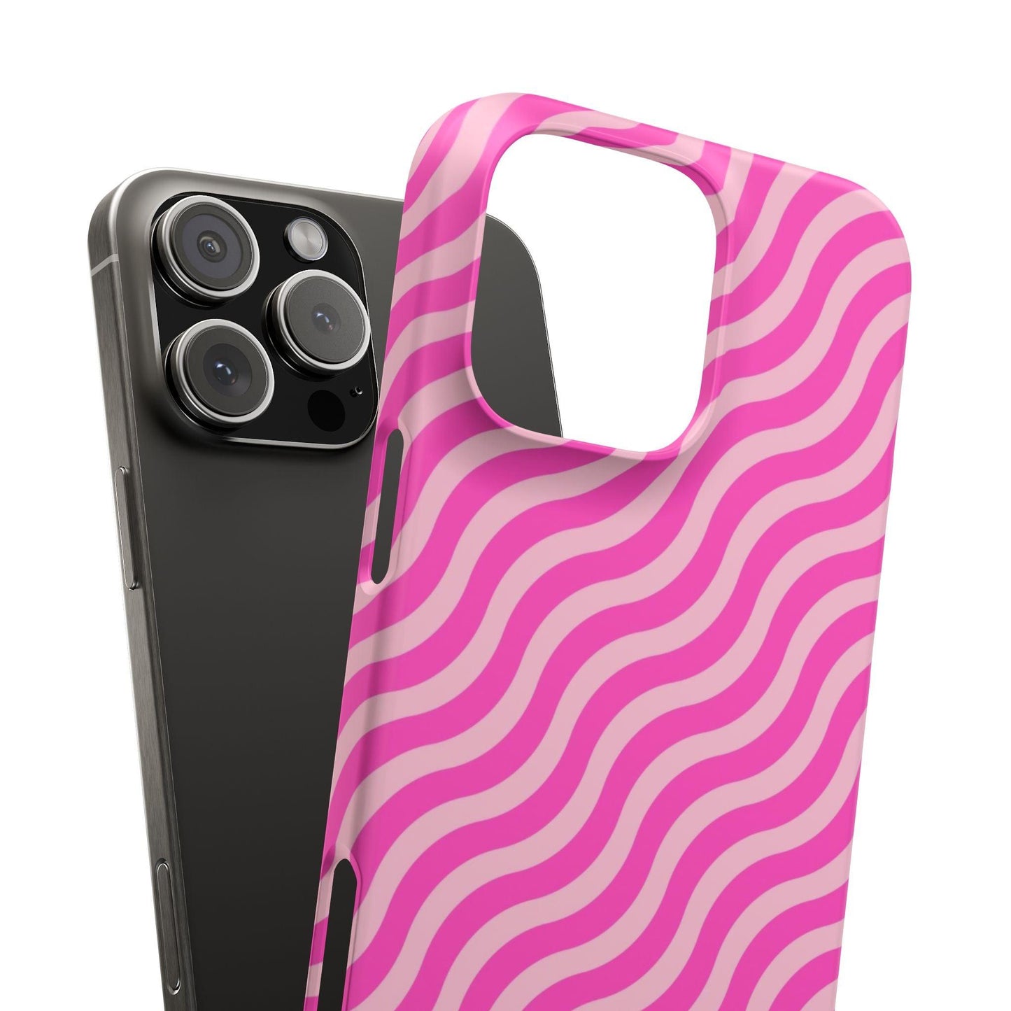 Waveicious Pink Snap iPhone Cases