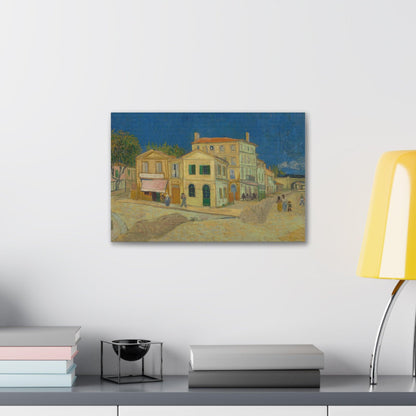 The Yellow House by Vincent Van Gogh - Canvas Gallery Wraps