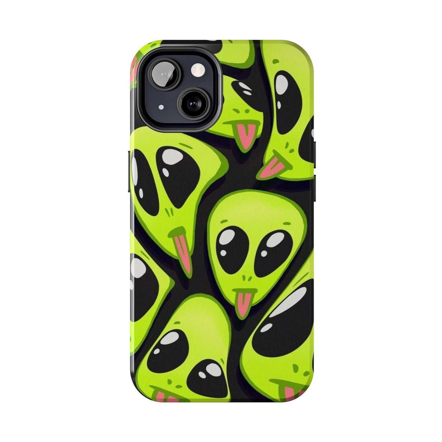 Alien Frenzy Tough iPhone Cases